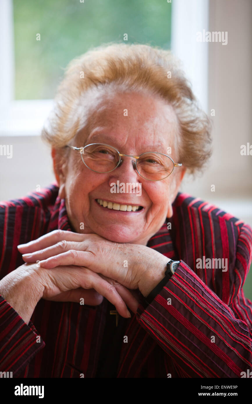 Happy senior woman Stock Photo