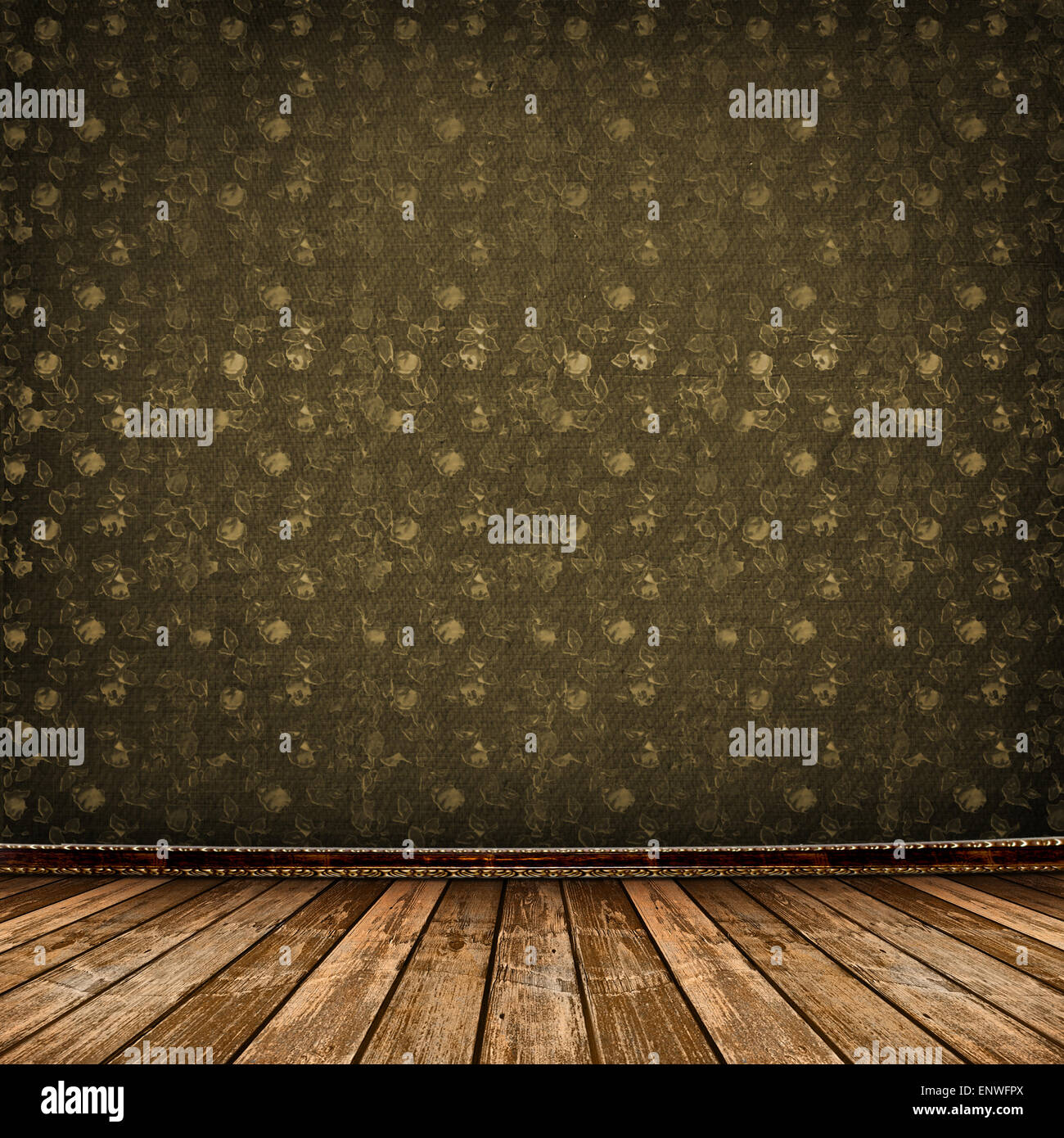 Old room, grunge industrial interior, worn  surface, Stock Photo