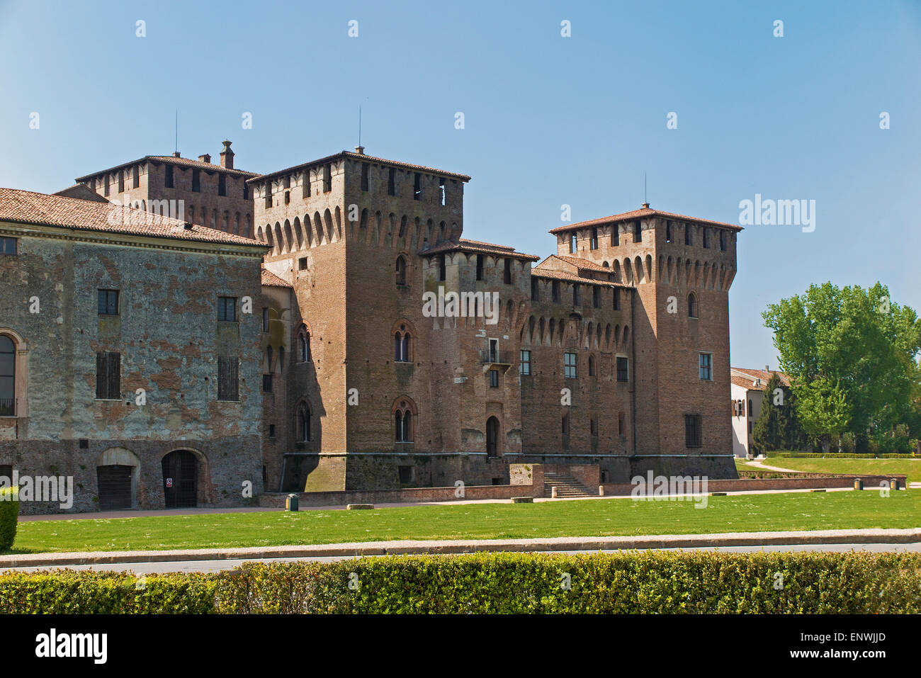 Mantua, castle of Gonzaga Stock Photo Alamy