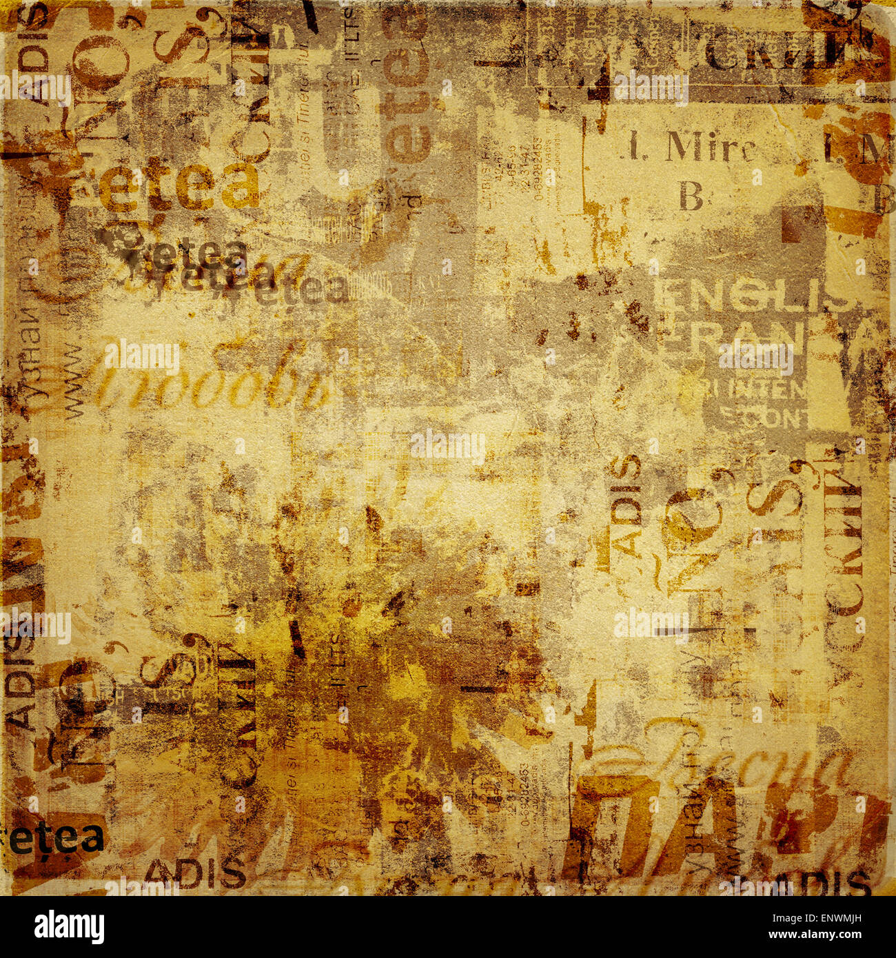Grunge abstract background with old torn posters Stock Photo Alamy