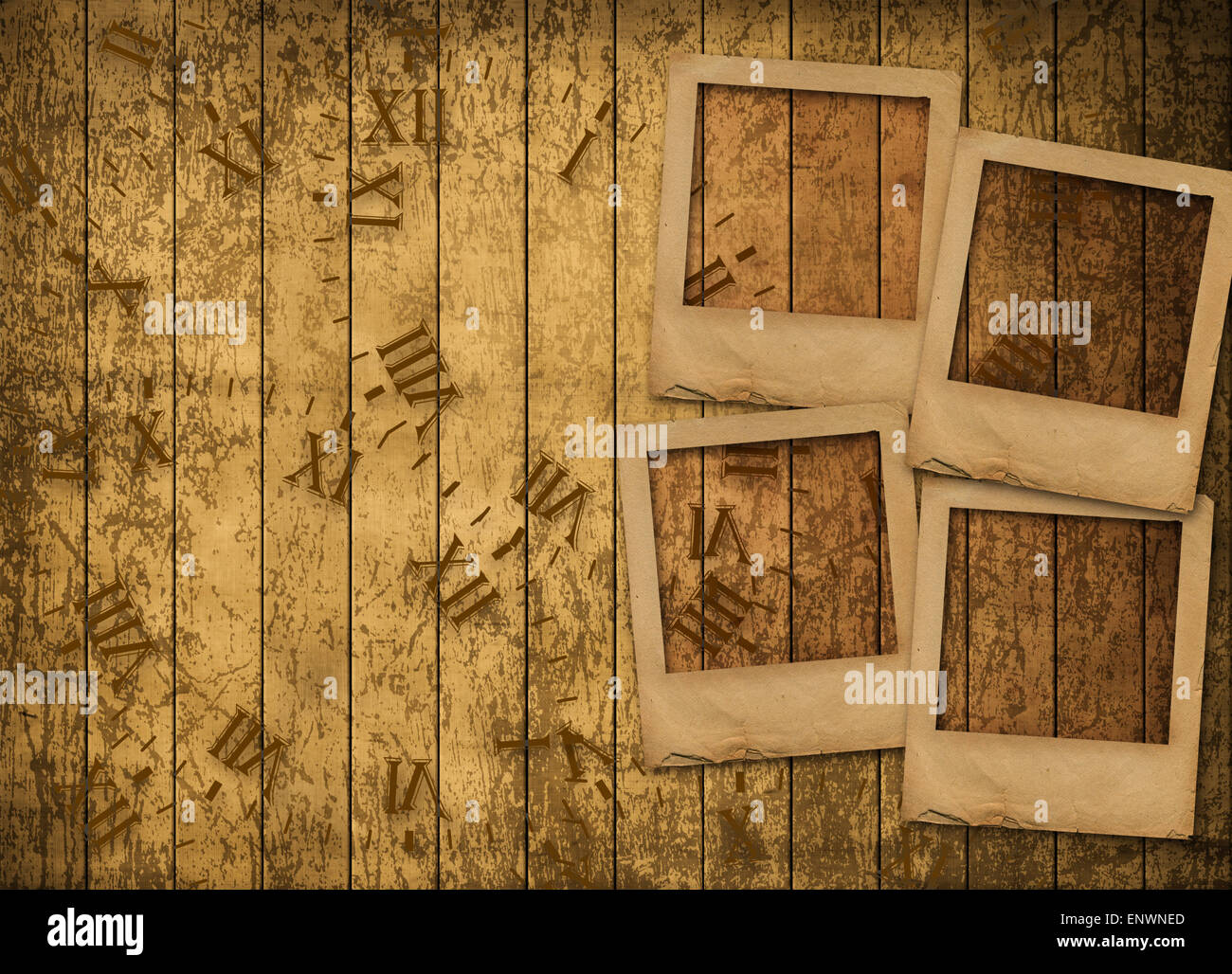 Old grunge paper slides on the ancient background Stock Photo - Alamy