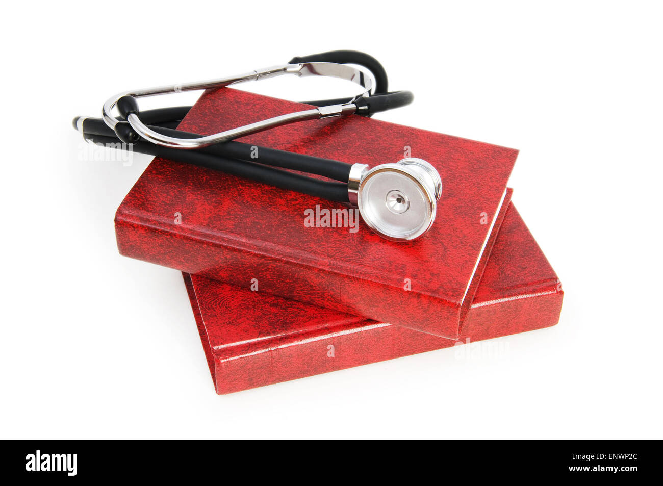 Concept of medical education with book and stethoscope Stock Photo - Alamy