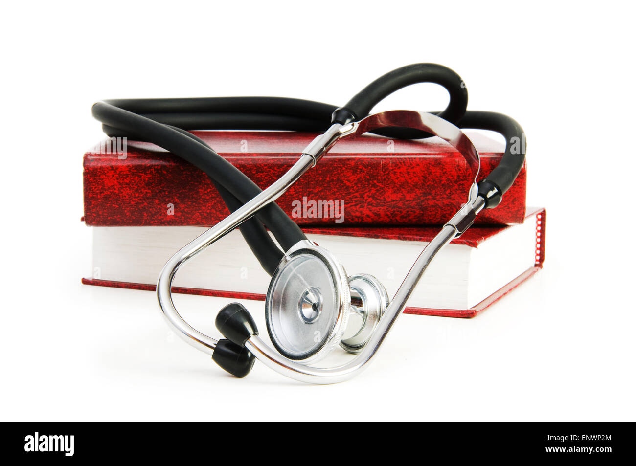 Concept of medical education with book and stethoscope Stock Photo - Alamy