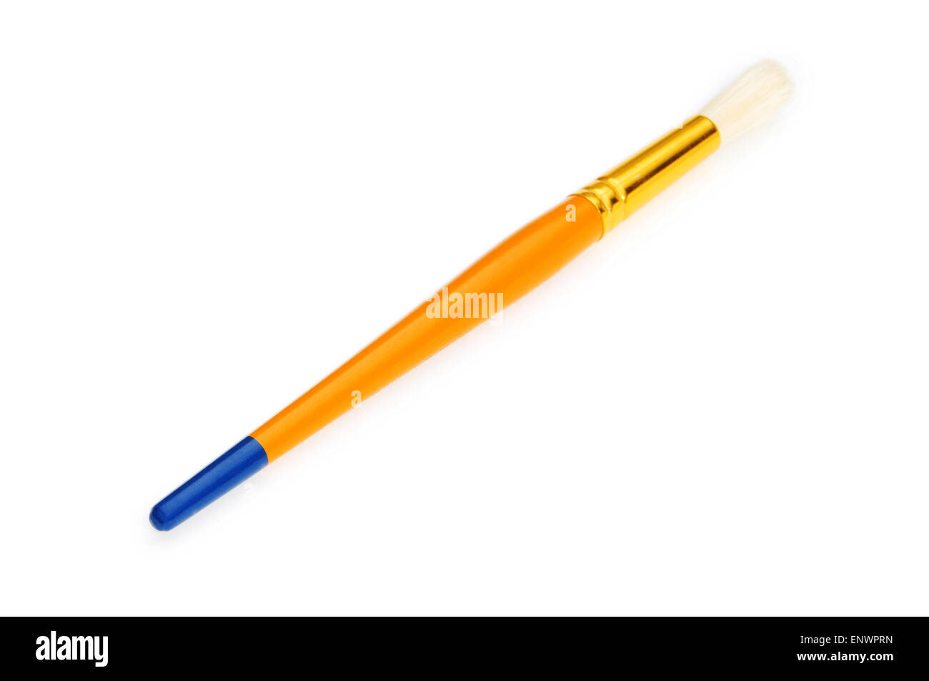 Artists brush isolated on the white background Stock Photo - Alamy