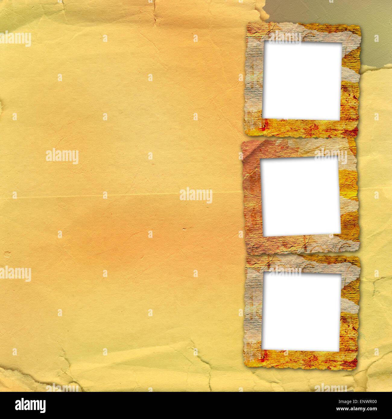Old grunge frames on the abstract paper background Stock Photo - Alamy