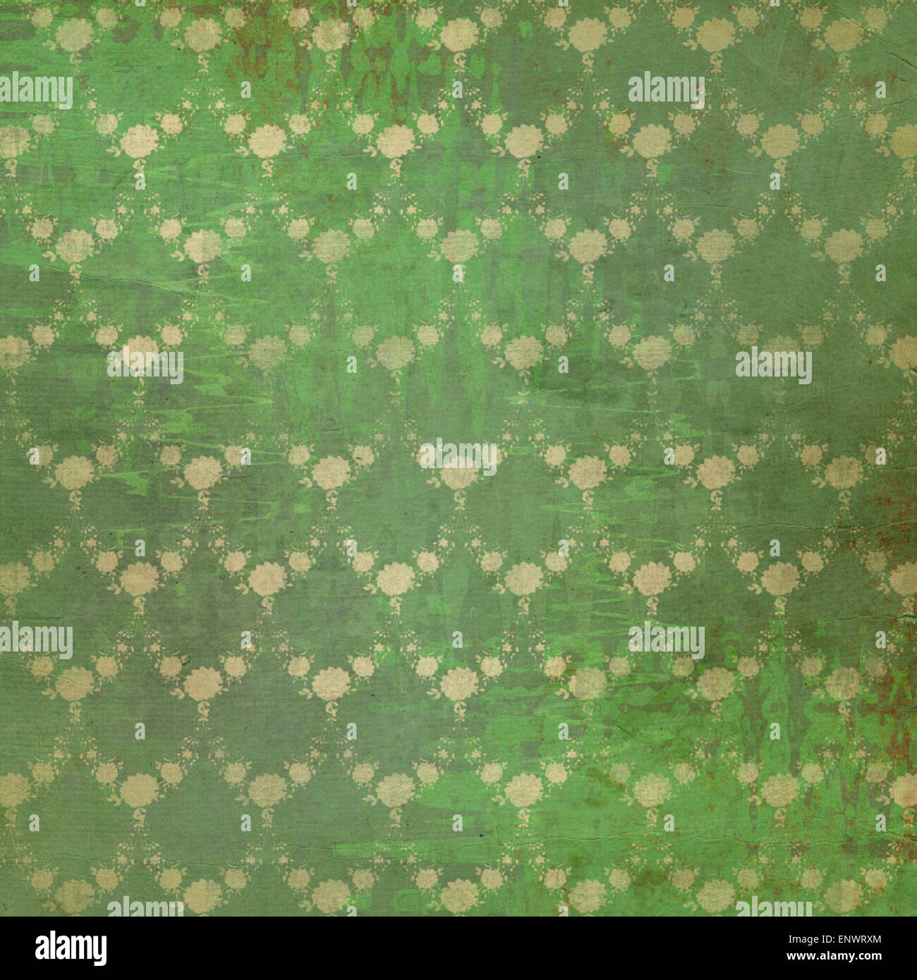 Grunge vintage background with flowers for design Stock Photo - Alamy