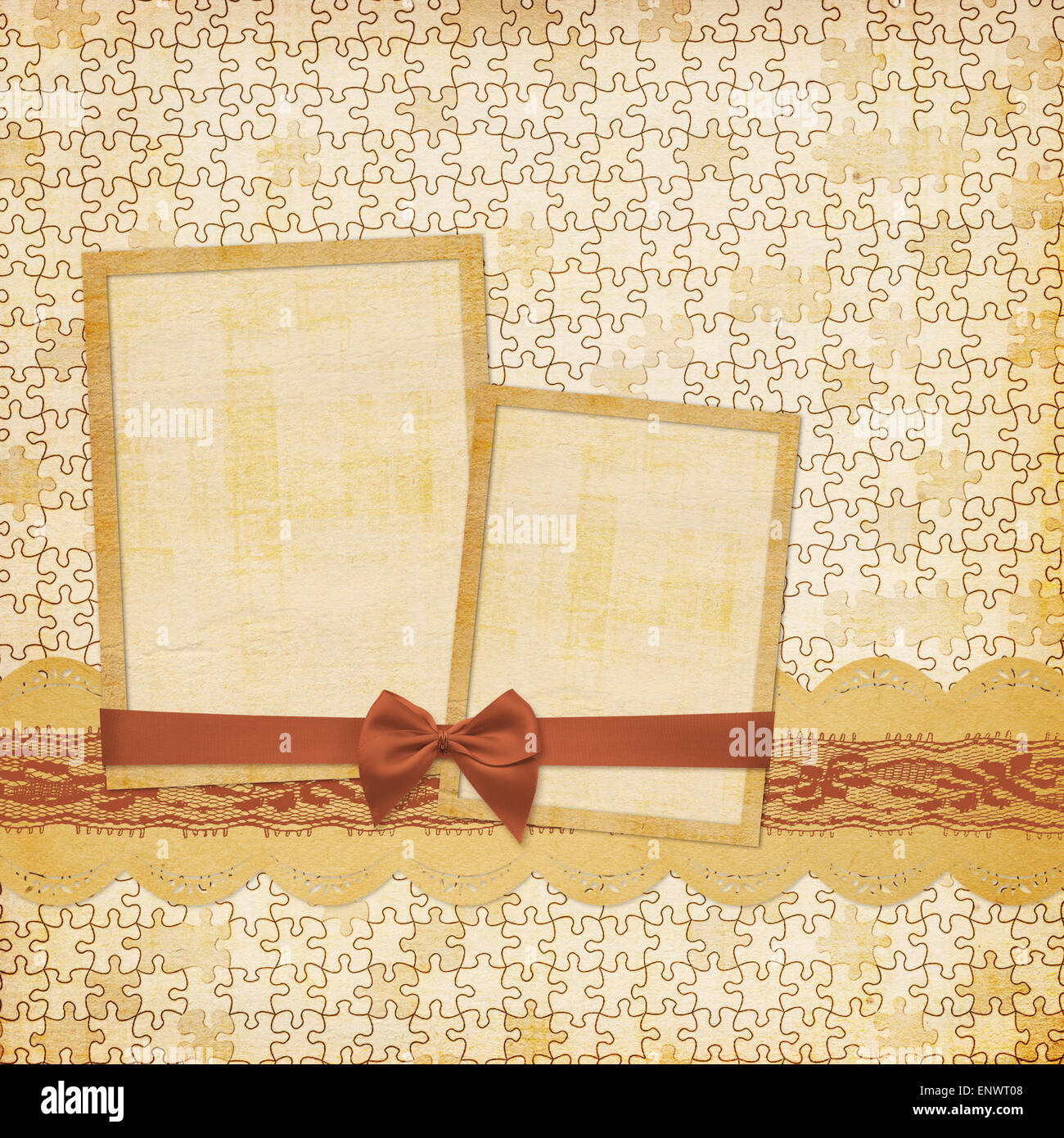 Old vintage album cover lace hi-res stock photography and images - Alamy