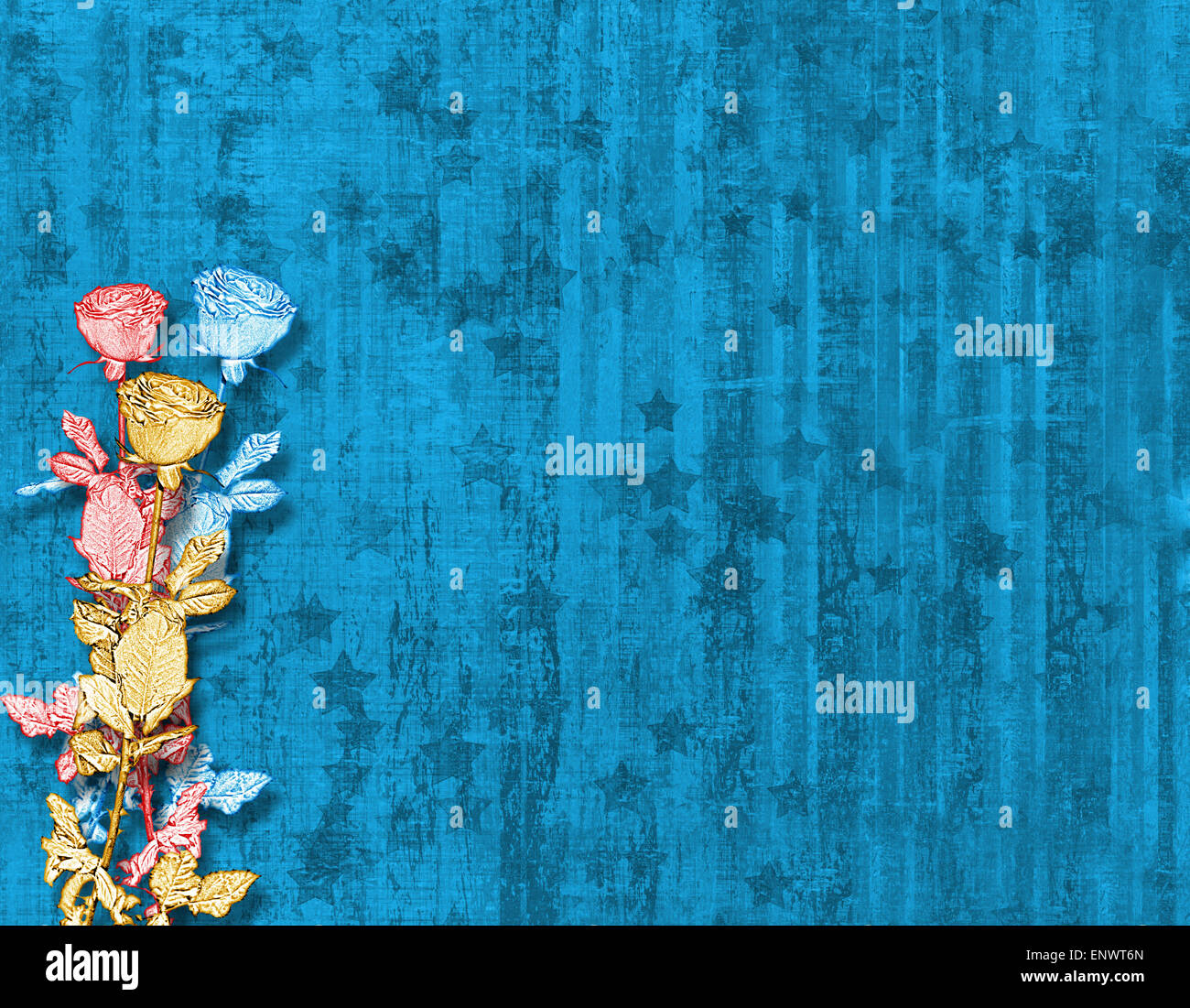 Paper roses on the abstract abstract background Stock Photo - Alamy