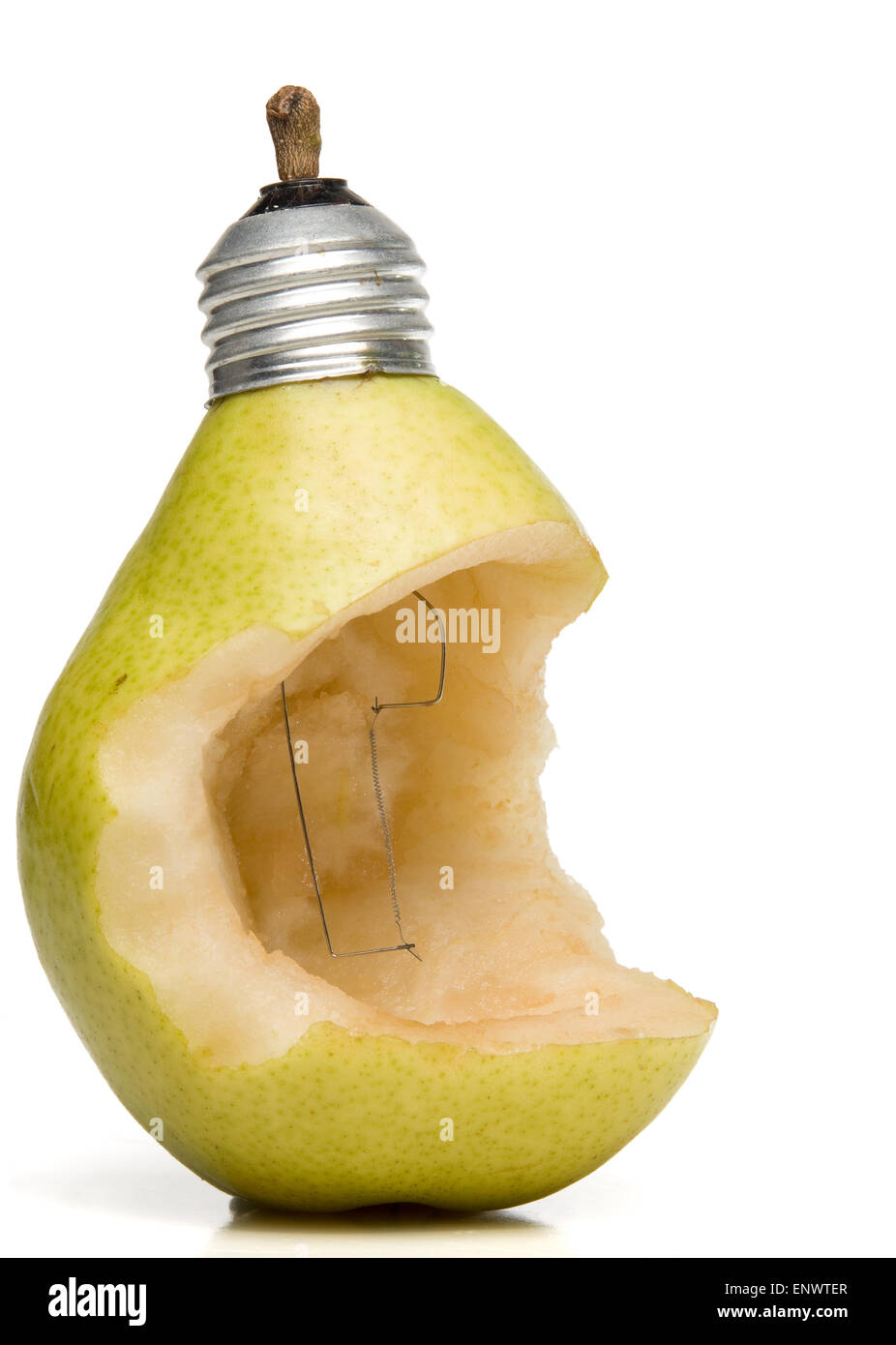Pear Light Bulb Stock Photo Alamy
