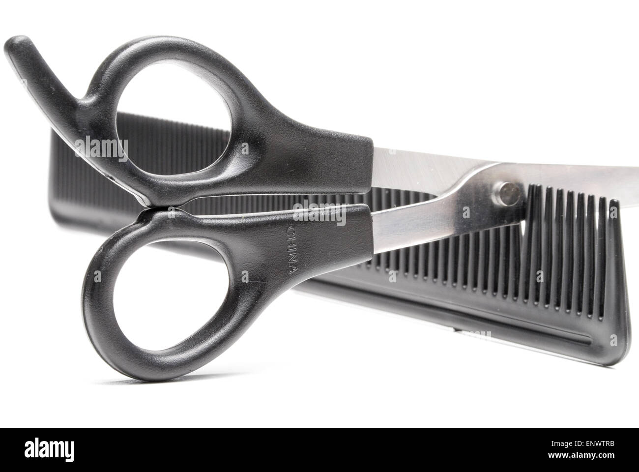 Hair Cutting Supplies Stock Photo Alamy