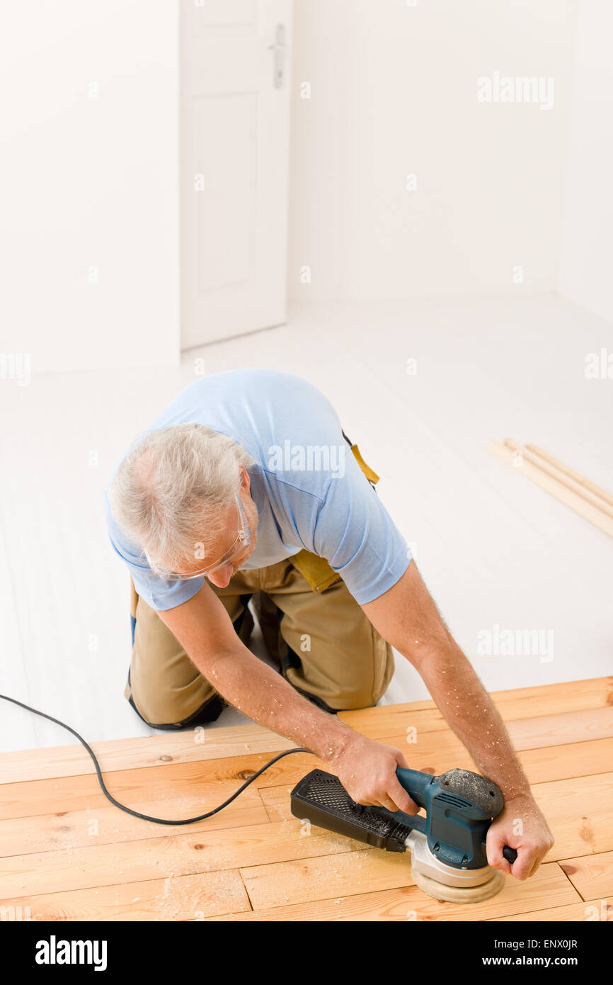 Wood floor sander hi-res stock photography and images - Alamy