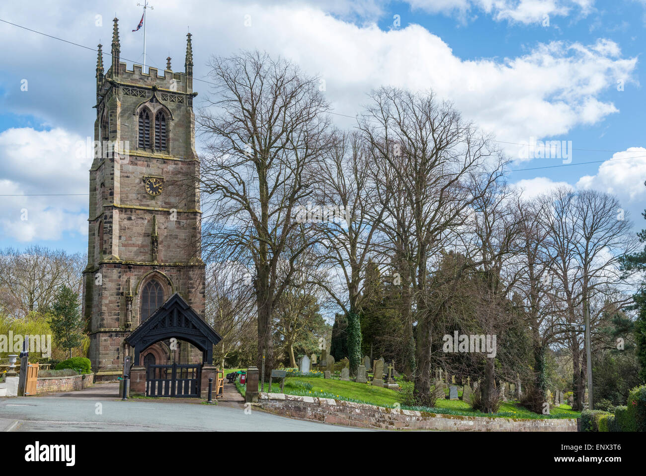 St Chad's Church was an Anglican church in the village of Wybunbury