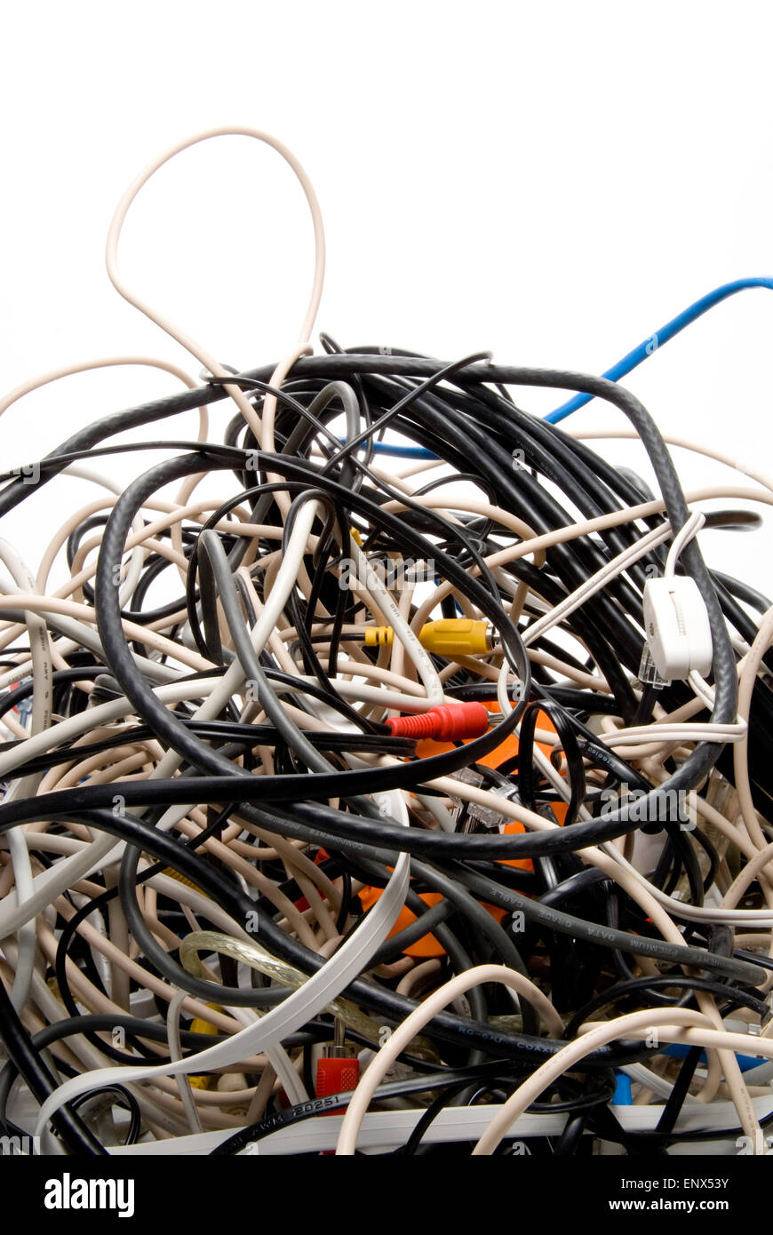 Tangled Electrical Wires High Resolution Stock Photography and Images Alamy