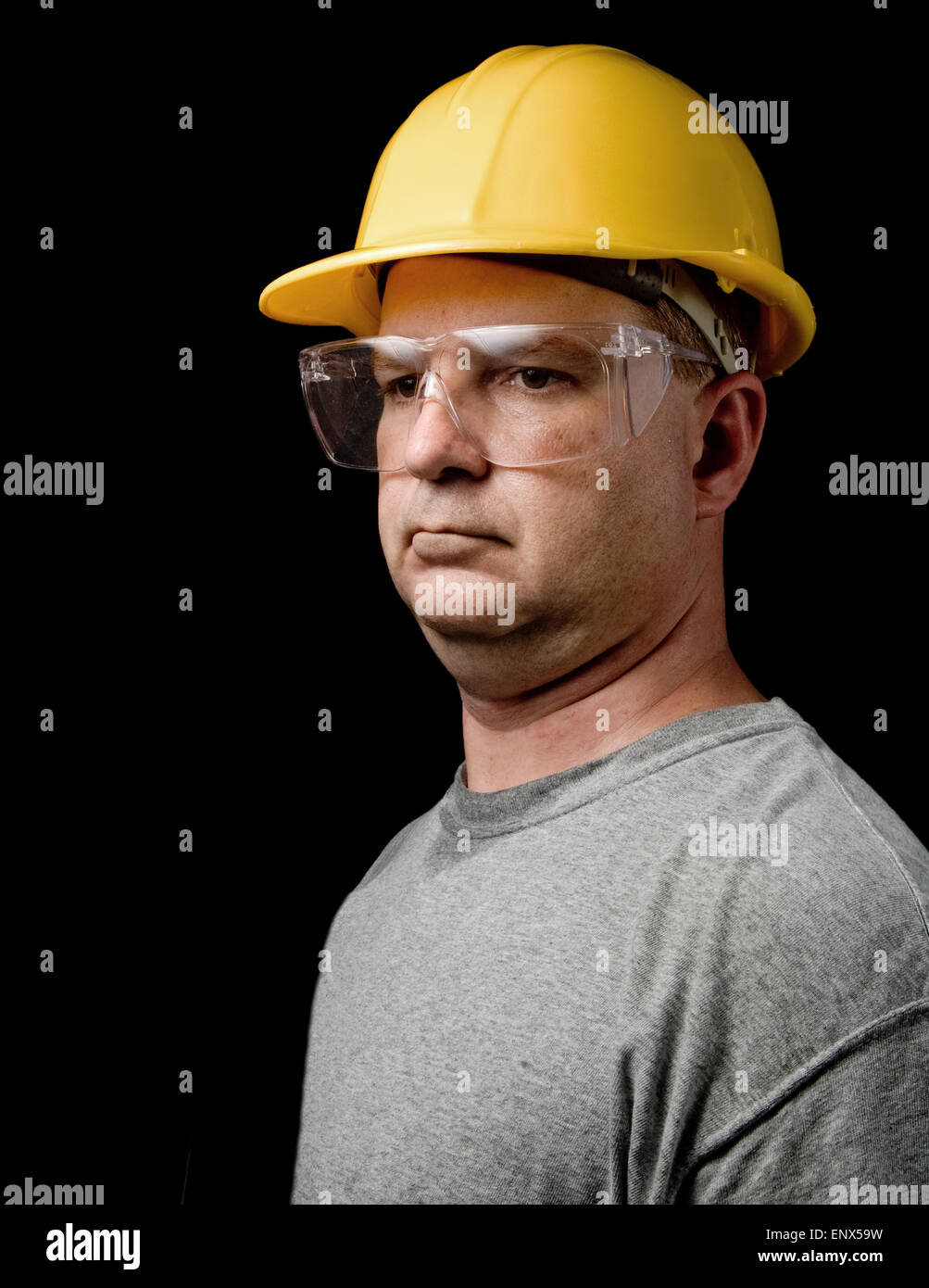 Safety Glasses and Hard Hat Stock Photo Alamy