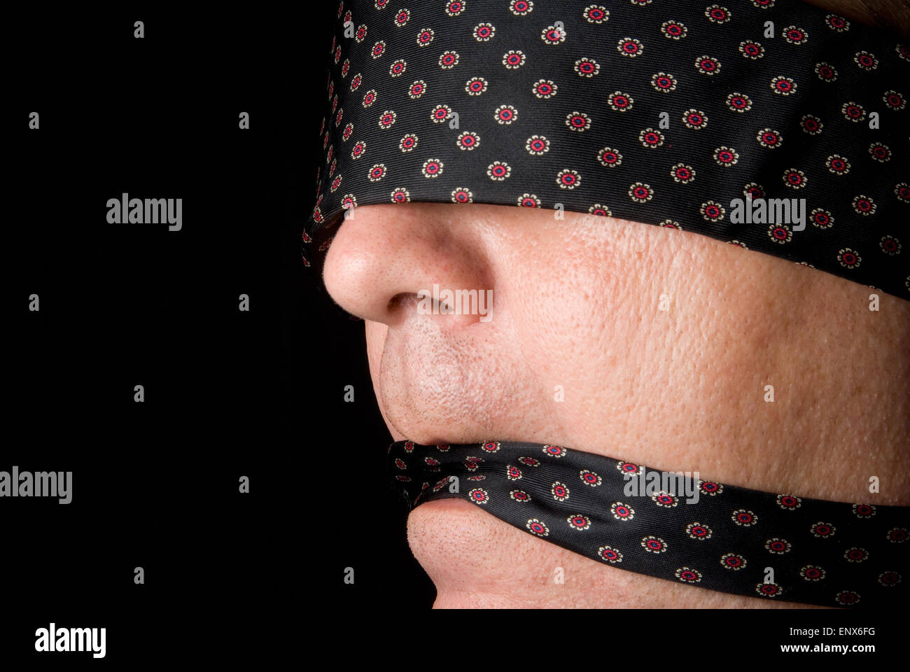 Tied Up At Work Stock Photo Alamy