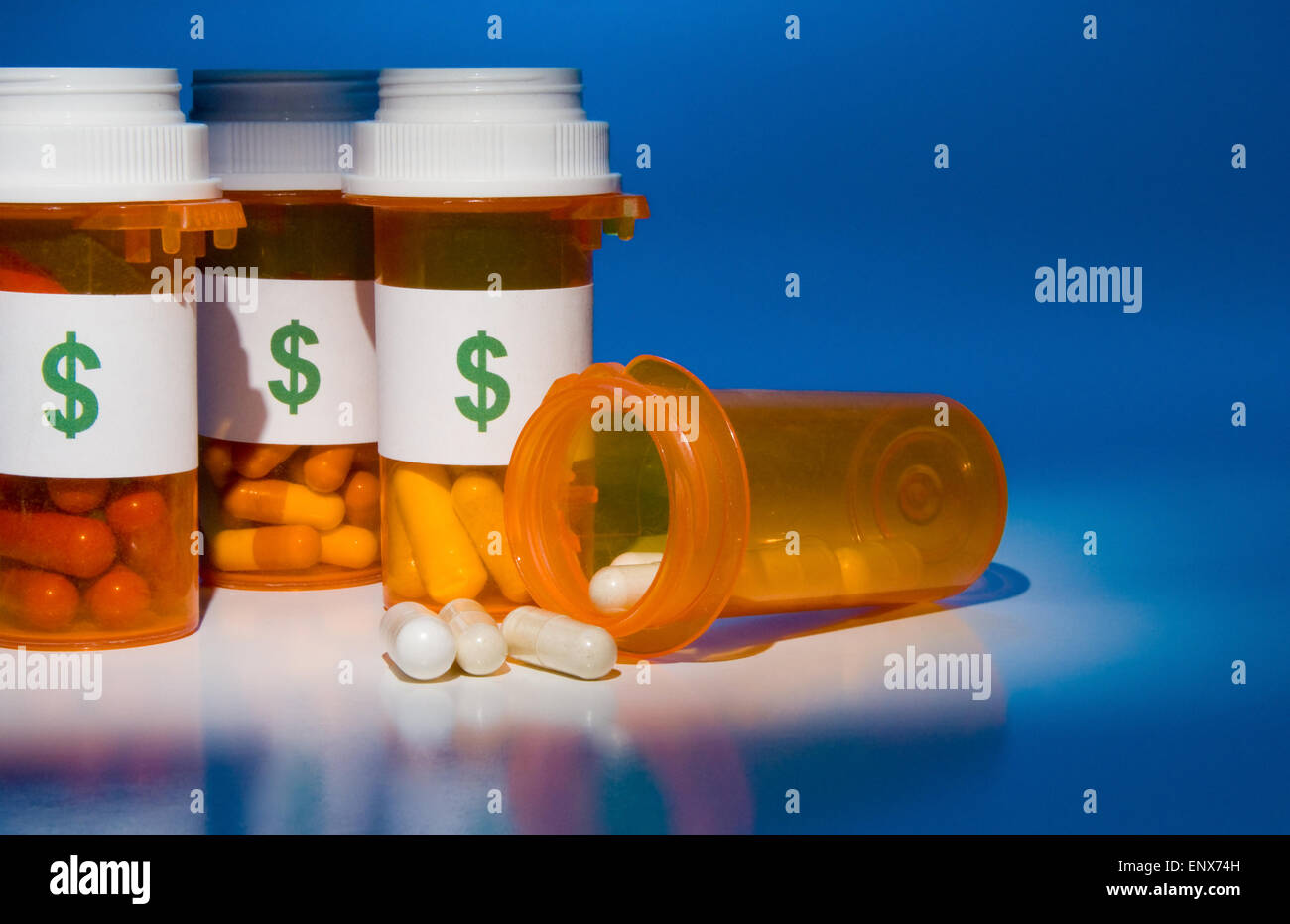 High Cost of Medication Stock Photo