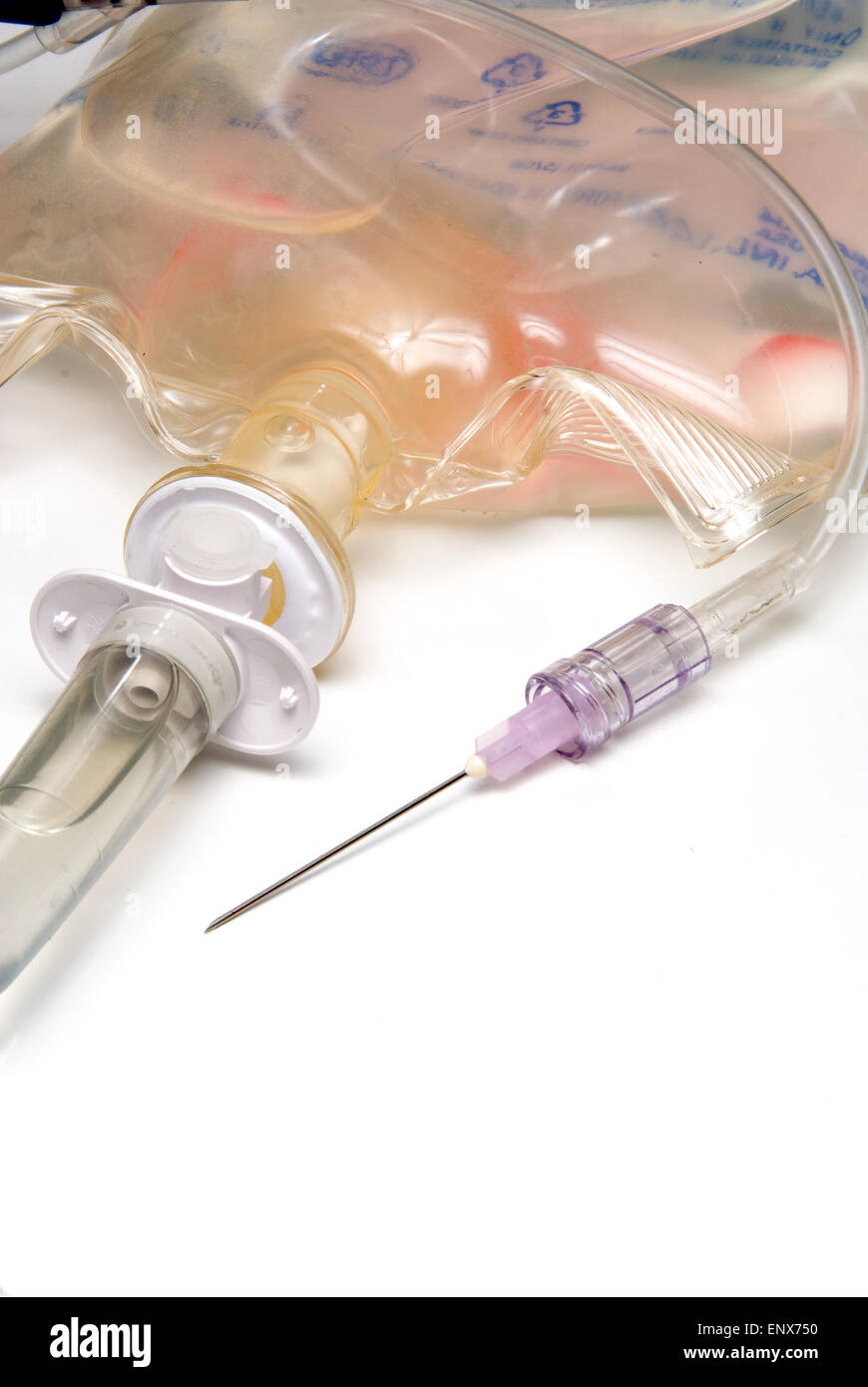 IV Bag Stock Photo Alamy