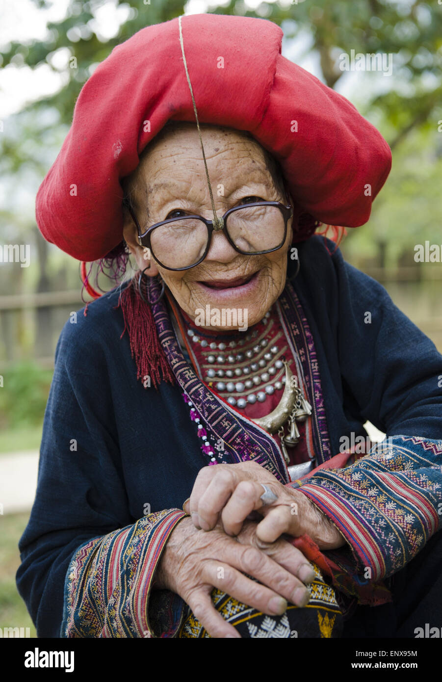Farmwoman, Rural life - Sa Pa, Vietnam Stock Photo
