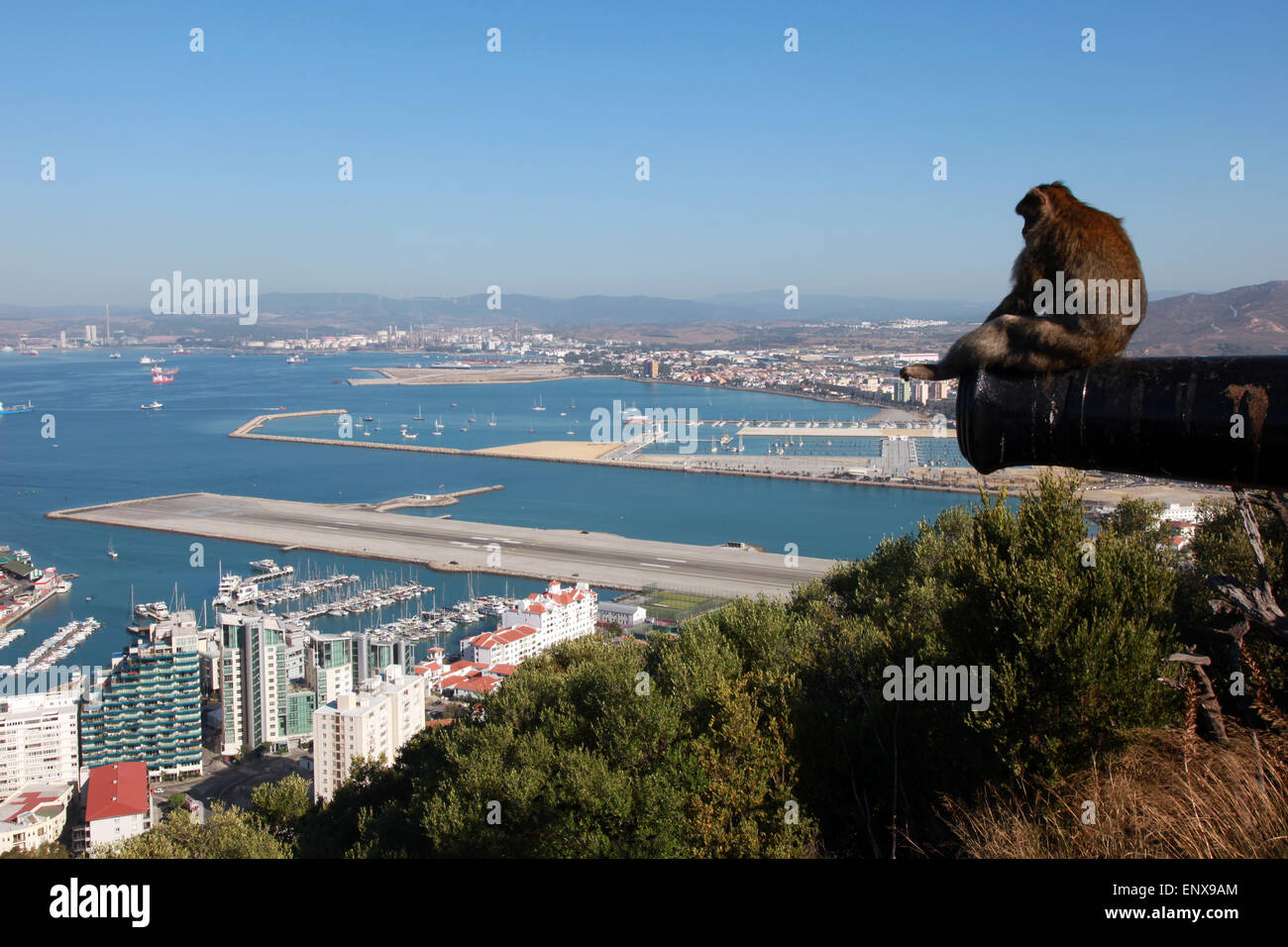 Blick auf Gibraltar Stock Photo