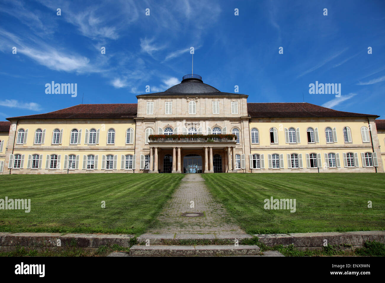 Schloss Hohenheim Stock Photo