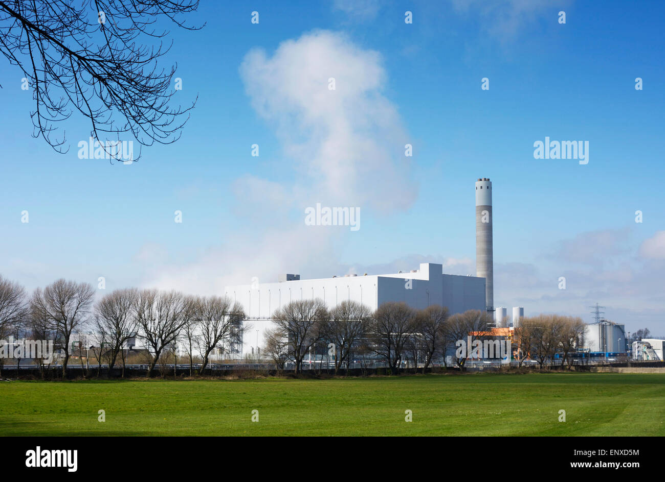 Viridor / Ineos incinerator built at Weston Point Runcorn which burns