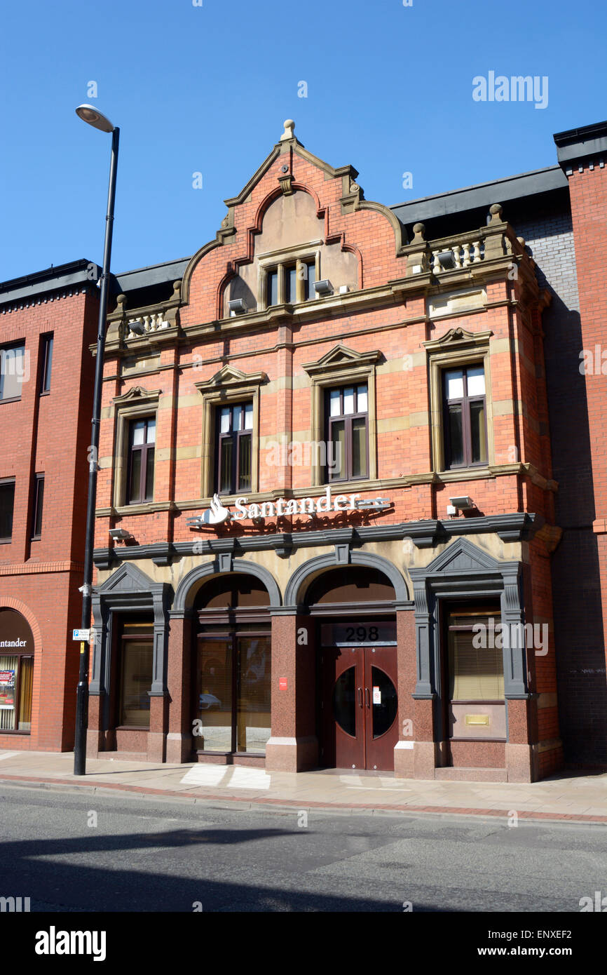 Santander Bank Offices On Deansgate Manchester Stock Photo