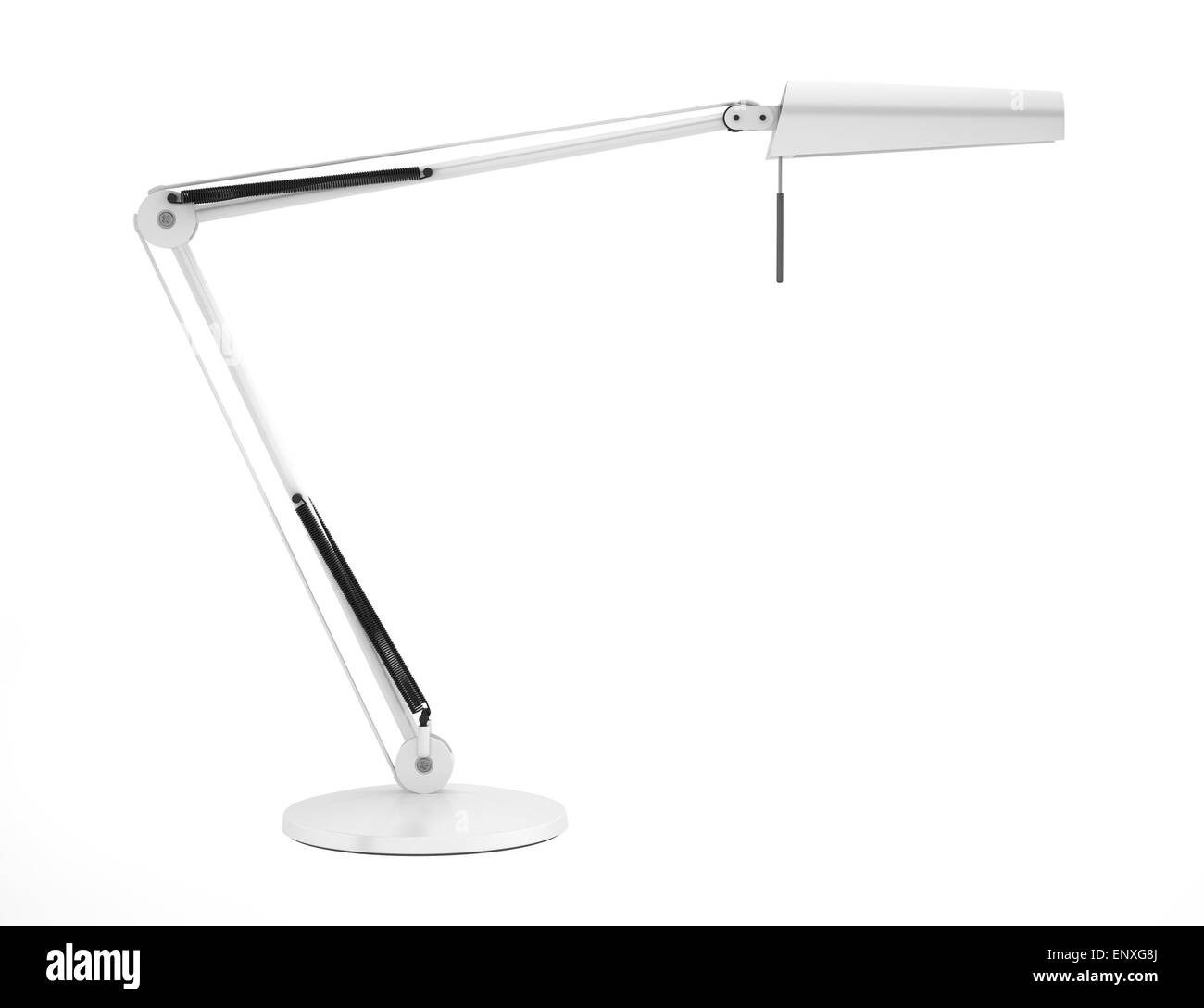 modern desk lamp isolated on white background Stock Photo