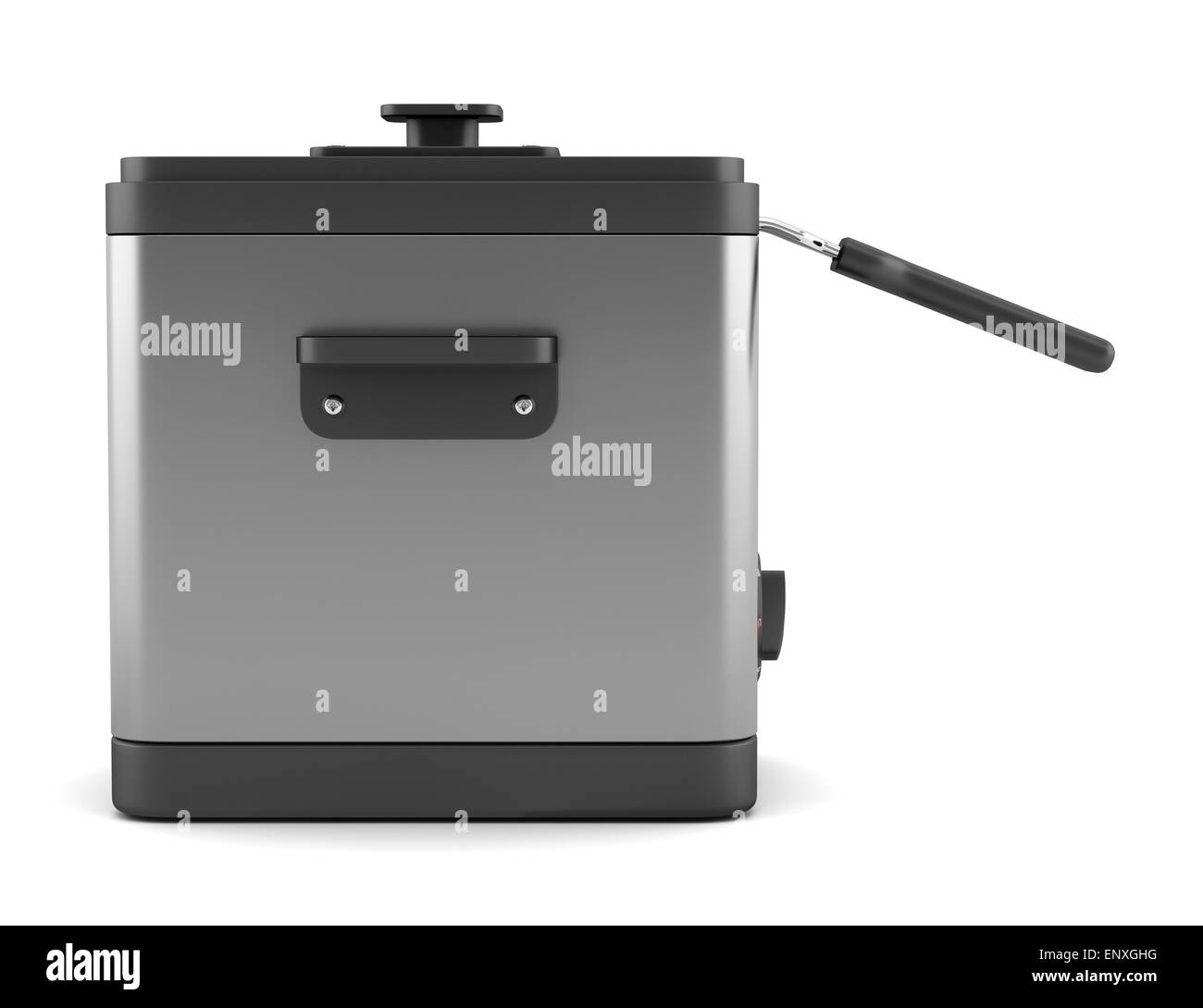 modern deep fryer isolated on white background Stock Photo Alamy