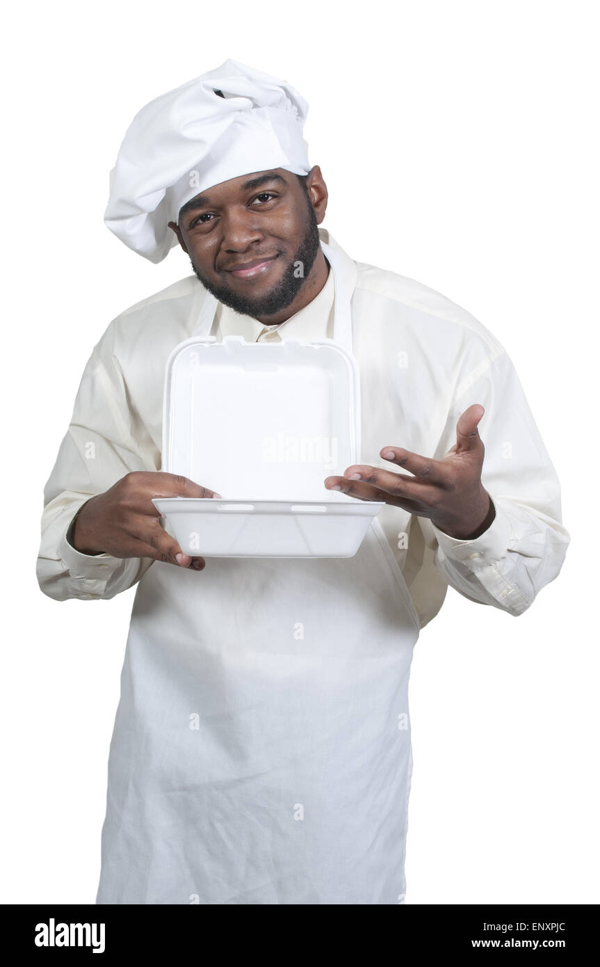 Chef Takeout Stock Photo