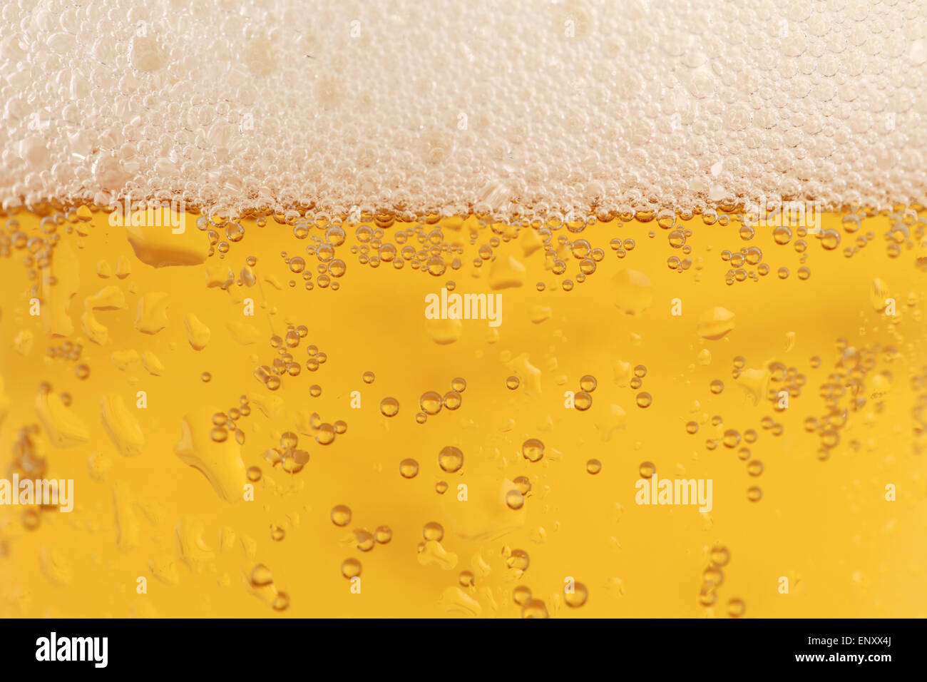 Bier im Glas Stock Photo