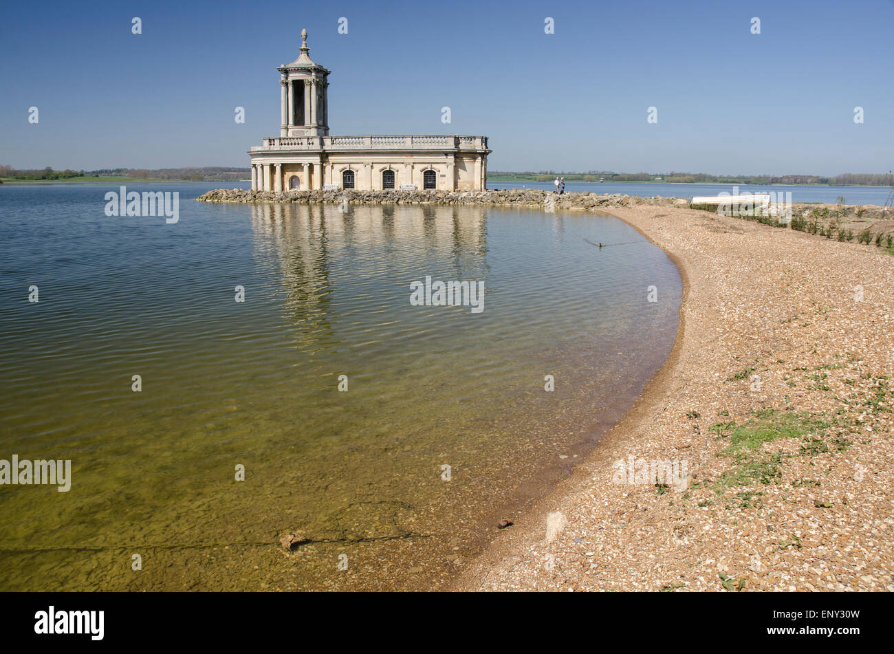 Normanton Church Rutland Water Stock Photo - Alamy