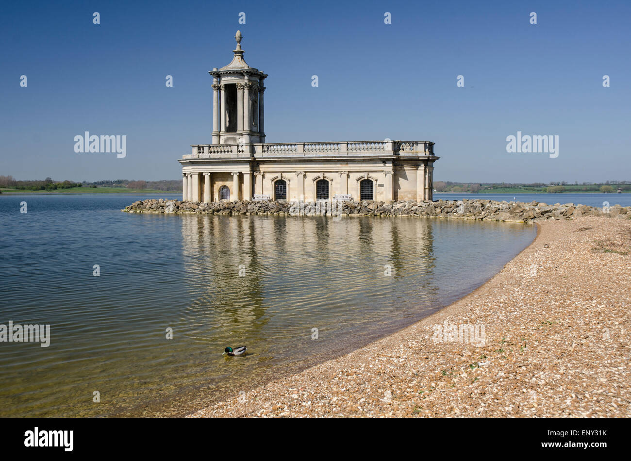 Normanton Church Rutland Water Stock Photo - Alamy