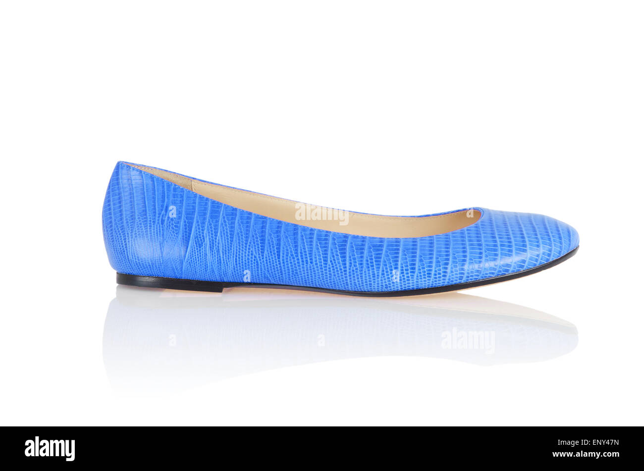 Flat shoes isolated on white Stock Photo - Alamy