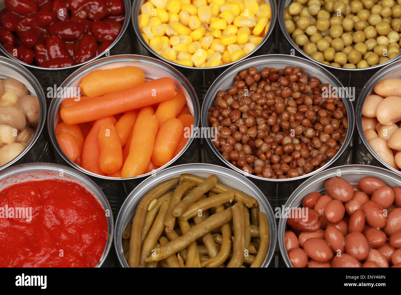 Gemüse in Konserven Stock Photo - Alamy