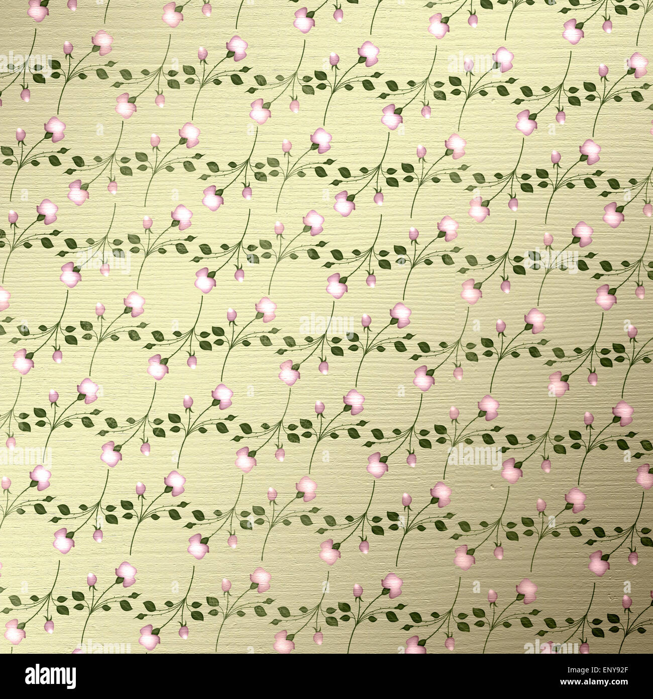 Grunge vintage background with flowers for design Stock Photo - Alamy