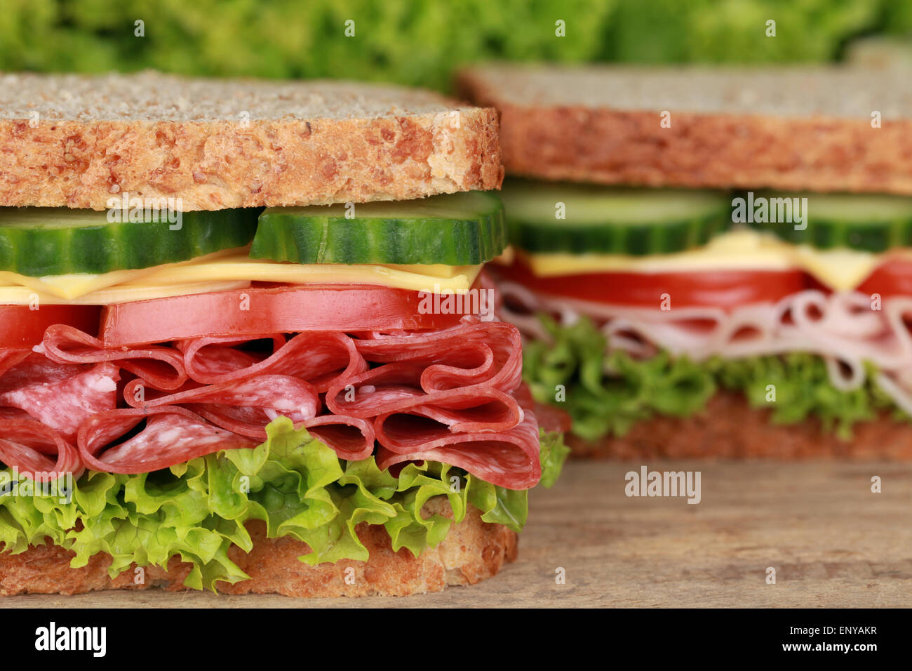 Sandwiches Stock Photo