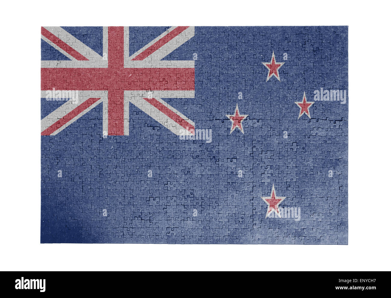 Large jigsaw puzzle of 1000 pieces flag New Zealand Stock Photo Alamy