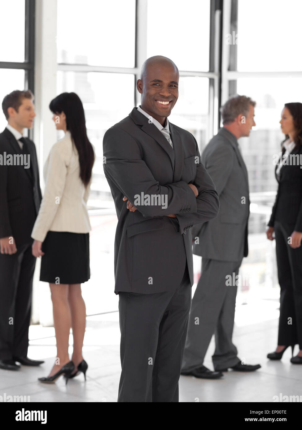 full length business team Stock Photo