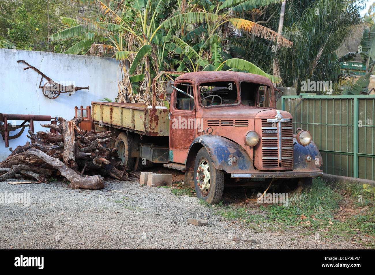 VINTAGE TRUCK Stock Photo