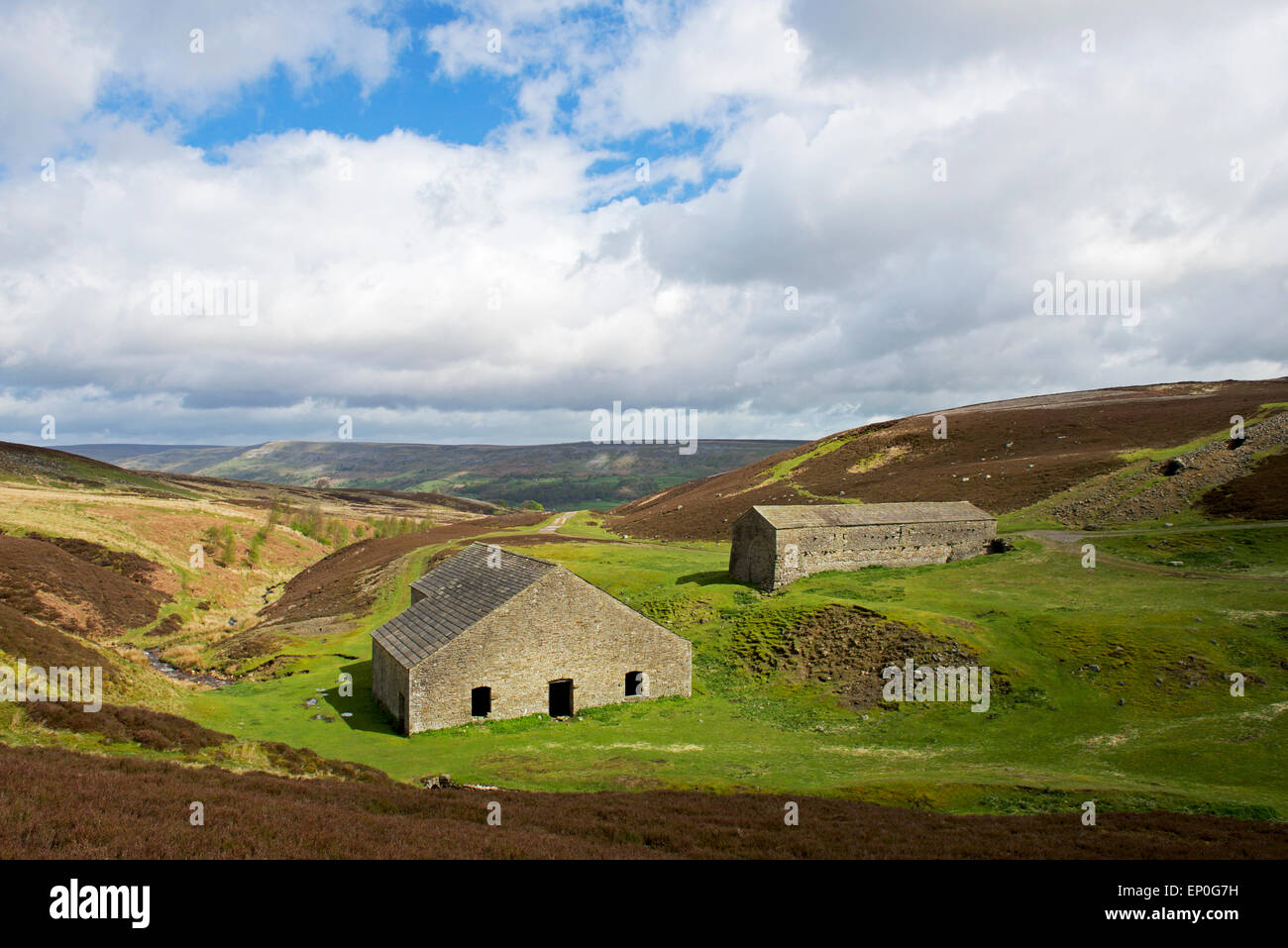 Grinton lead smelting mill, Swaledale, Yorkshire Dales National Park ...