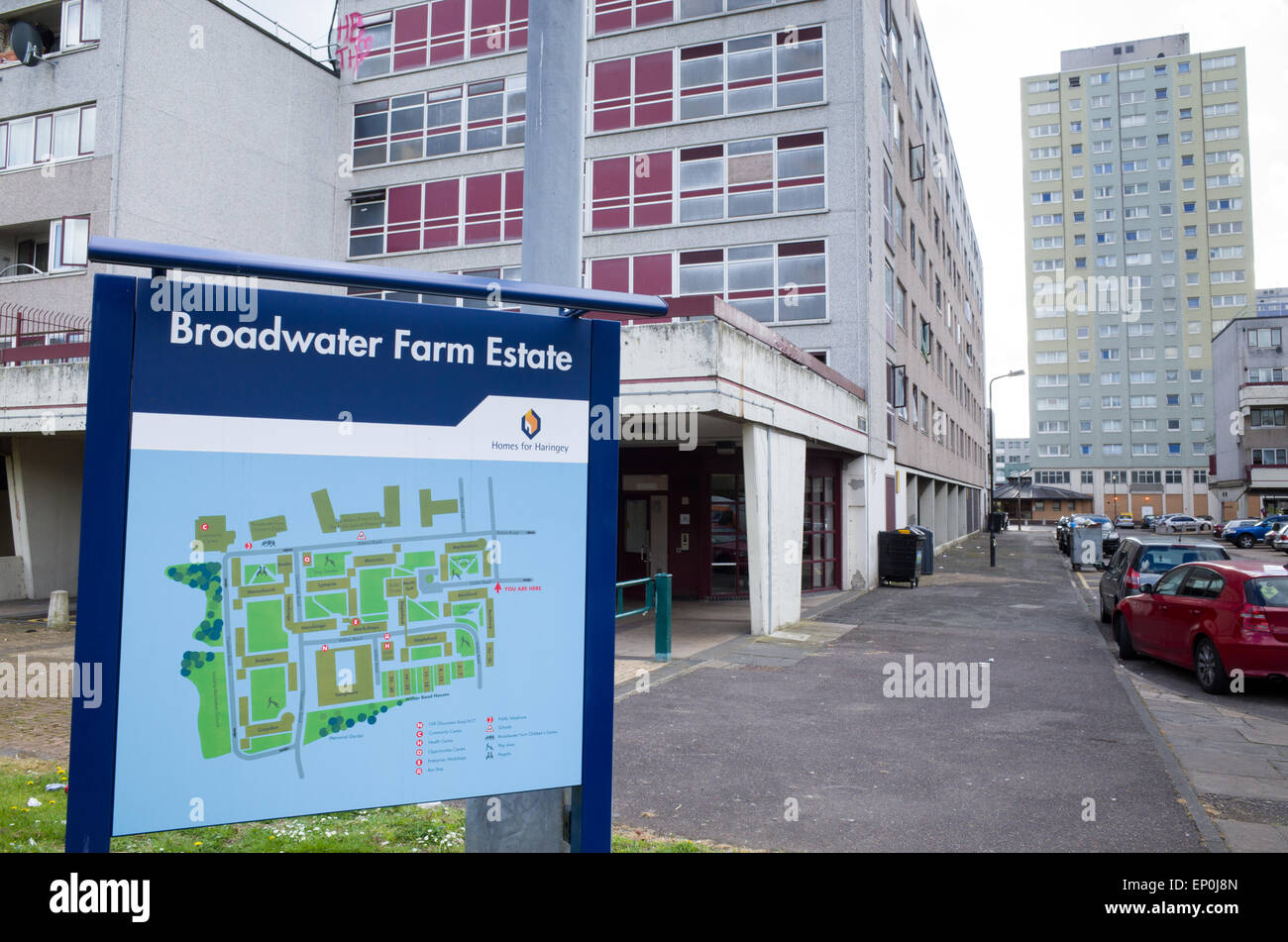 Broadwater Farm Estate, Tottenham, Haringey, London, England, UK Stock Photo