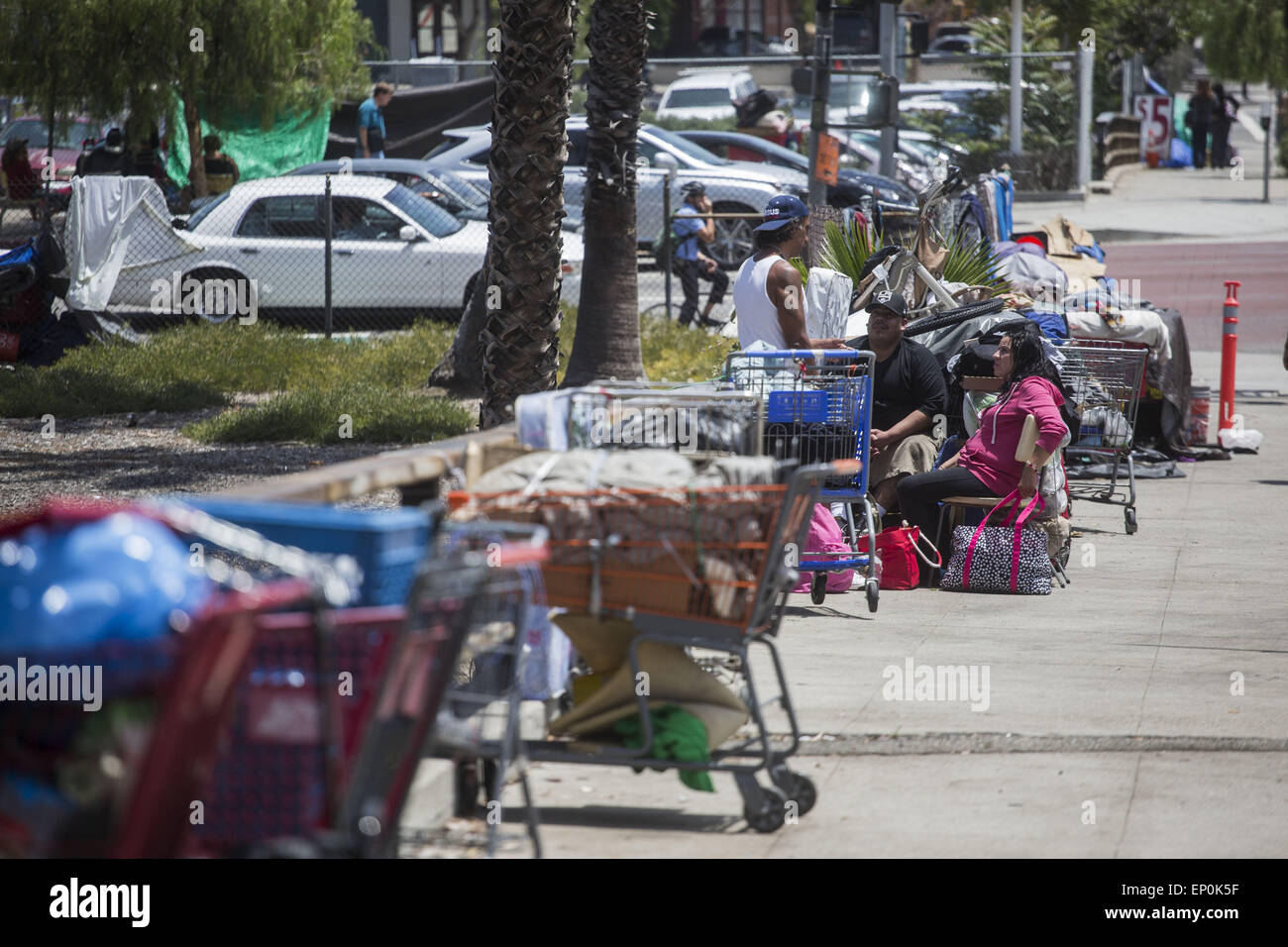 Los Angeles Homeless High Resolution Stock Photography And Images Alamy