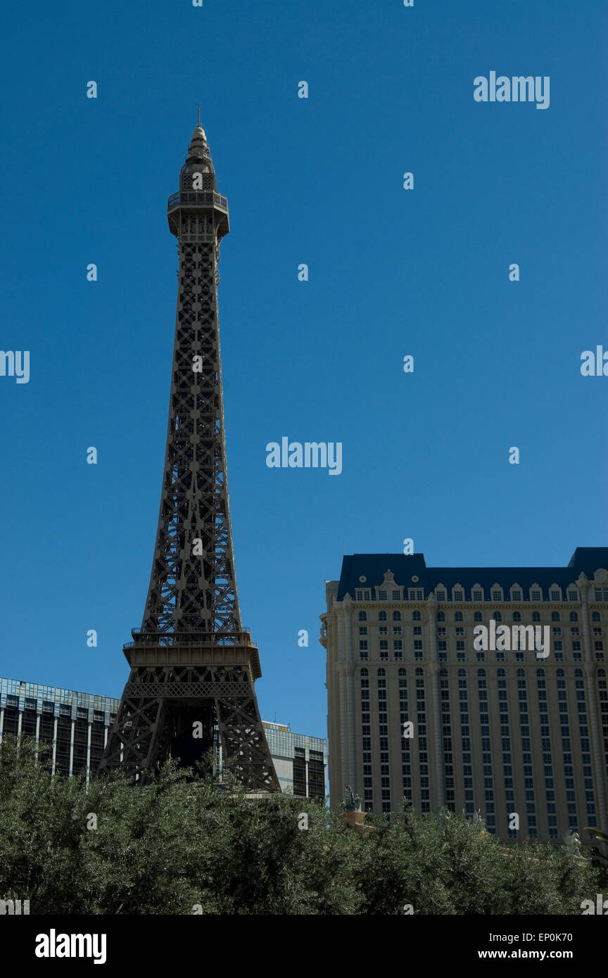 Paris Hotel & Casino Las Vegas Stock Photo