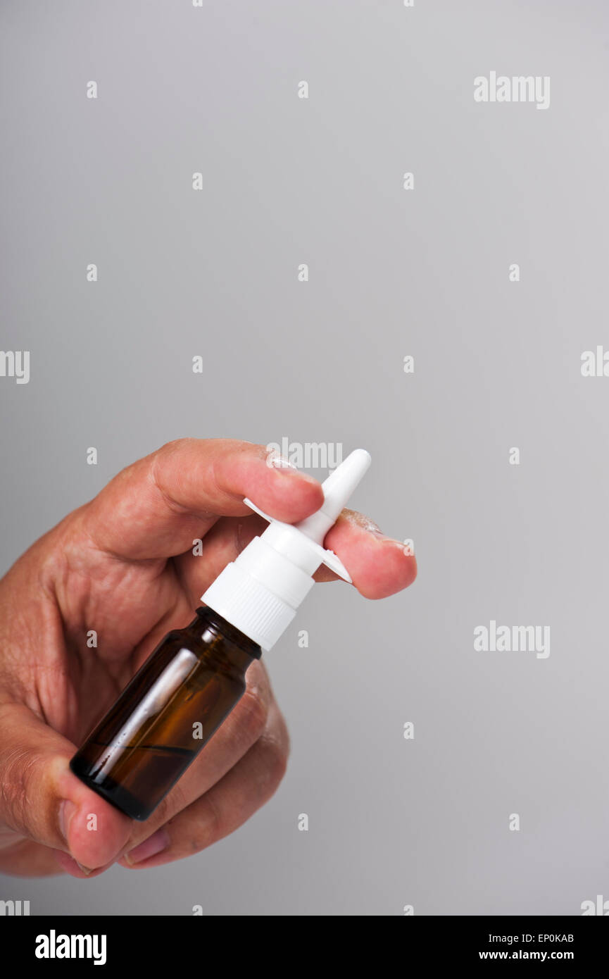 Nasal spray Stock Photo