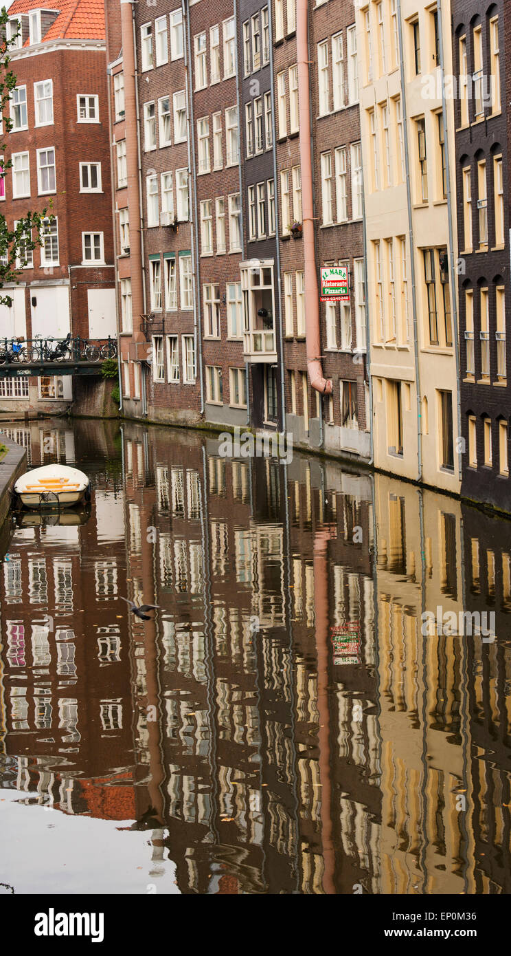 Buildings And Their Reflections On A Canal In Amsterdam S Old Town   Buildings And Their Reflections On A Canal In Amsterdams Old Town EP0M36 