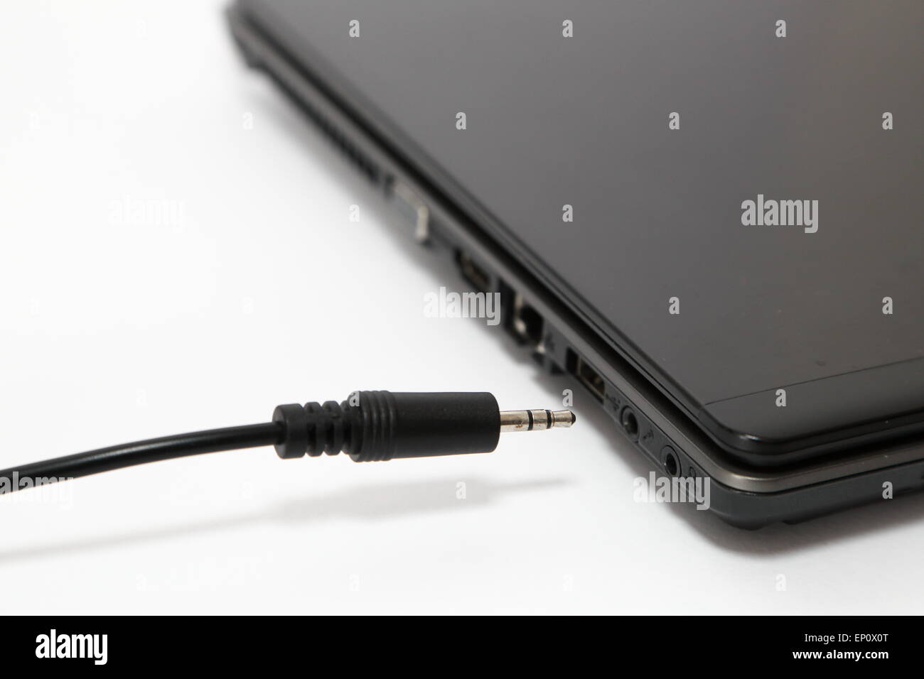 Different types of connections available on a computer Stock Photo Alamy