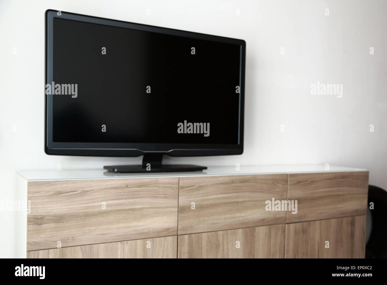 TV cabinet in the living room Stock Photo