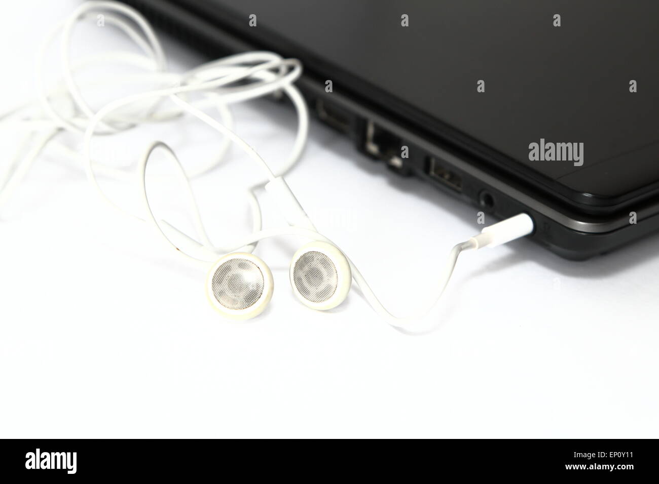 Different types of connections available on a computer Stock Photo Alamy