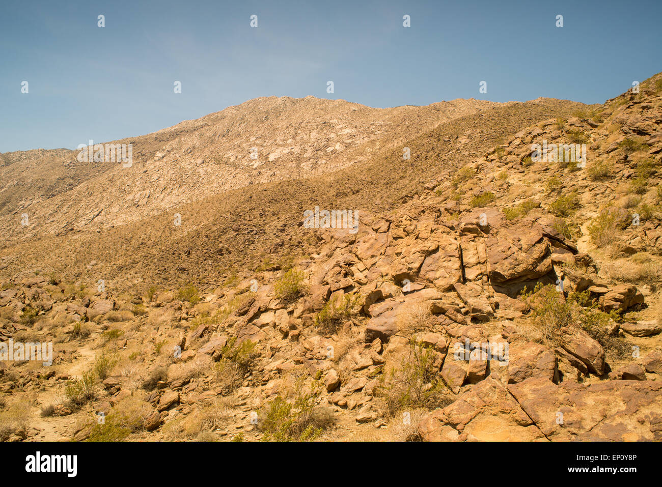 Hills near Palm Springs, California Stock Photo