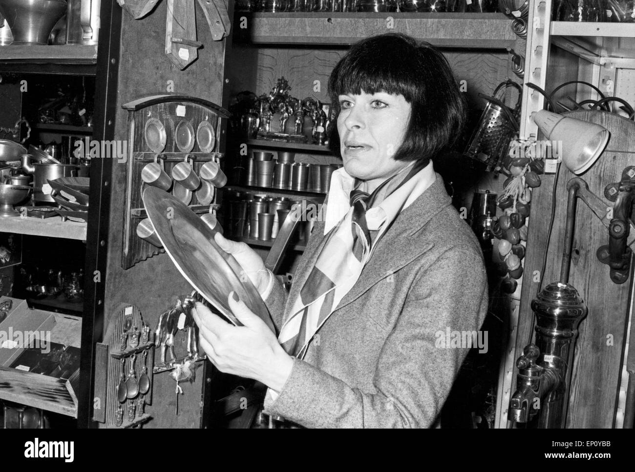 Deutsche Schauspielerin und Autorin Barbara Rütting in einem ...
